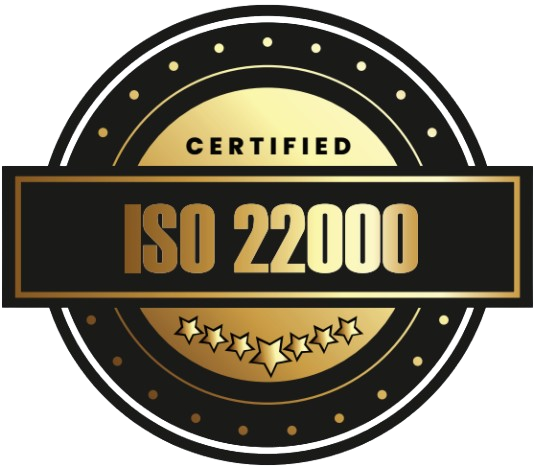 ISO 22000 Certified Badge